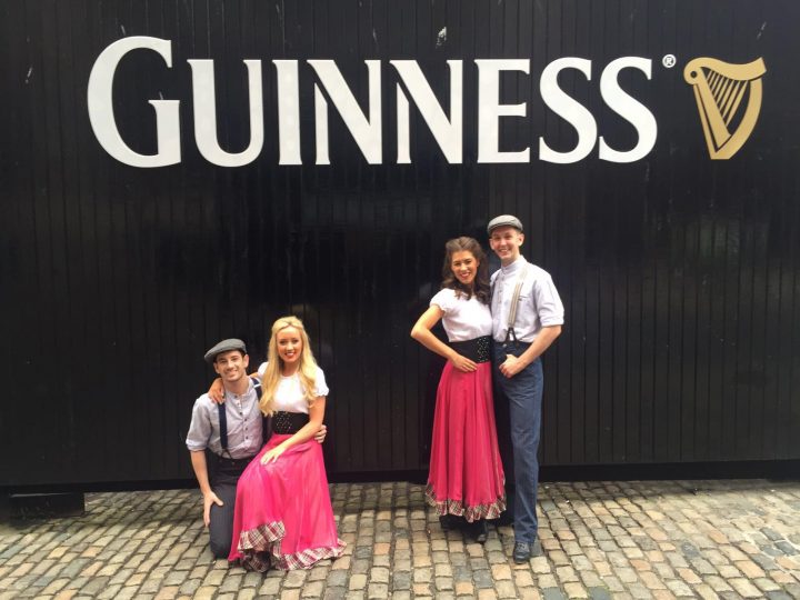 Gig at the Guinness Brewery.