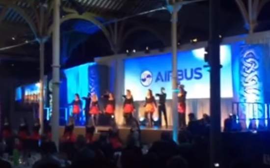 Damhsa perform for Airbus AGM at RDS